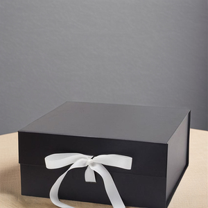 Caja de Regalo Elegante y Lujosa con Cinta para Navidad y San Valentín, Venta Directa al por Mayor, Tarjeta Pequeña, Imán Grande, Laminación Mate - Product Image 4