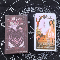 YY 2025 yeni İngilizce Tarot kartları, Oracle kartları toptan, Tarot destesi fal ve iç mekan kullanımı için
