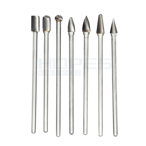 Fraise rotative en carbure de tungstène de 100 mm avec denture simple, tige de 6 mm, outils de débavurage et de meulage - Product Image 3