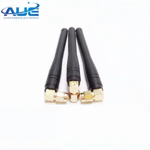 Antenas wifi com conector macho sma, 50mm altura branca preta borracha antena 2400-2483mhz 2dbi sma antena wi-fi