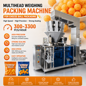 Máquina Comercial Automática para Llenado y Sellado de Bolsas Doypack Preformadas para Bolas de Queso, Equipo de Alta Velocidad para Fábricas de Alimentos - Product Image 1