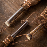 Ensemble de brosses de nettoyage manuelles en soie brune faites à la main pour la vaisselle et les accessoires de cérémonie du thé