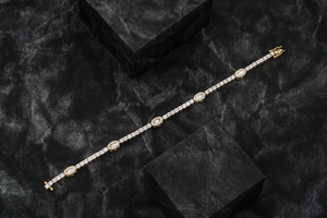 Unique Cuban Diamond 12mm <b>Bracelet</b> Yellow Gold Silver Iced Out Hip Hop Wedding 14K 8 Inch Certified Jewelry - Product Image 4