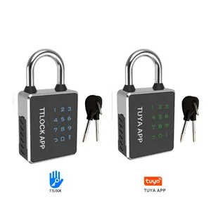 Su geçirmez 50mm numarası kombinasyonu dokunmatik tuş takımı dijital RFID kart NFC bluetooth TTlock Tuya APP akıllı asma kilitler anahtar ile