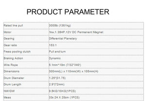 <span class=keywords><strong>Winch</strong></span> Listrik Kecepatan Tinggi <span class=keywords><strong>Mini</strong></span> Electric Hoist 3500LBS - Product Image 5