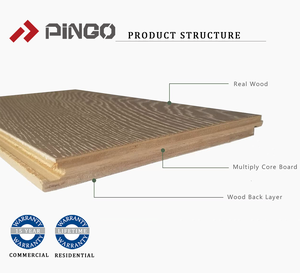 <span class=keywords><strong>Plancher</strong></span> qui respecte l'environnement d'ingénieur de <span class=keywords><strong>bois</strong></span> dur de chêne de couleur foncée de 10mm 12mm - Product Image 5