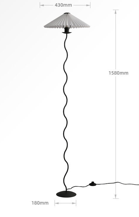 White-floor lamp