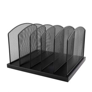 Organizador de Archivos de Escritorio Personalizado al Por Mayor al Precio Más Bajo, con 6 Compartimentos Verticales de Malla para Clasificar y Guardar Documentos - Product Image 2
