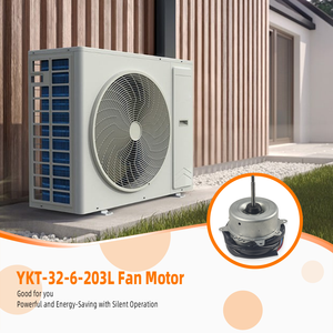 محرك مروحة معدني YKT-32-6-203L لمكيف الهواء الخارجي، يعمل بتيار متردد 220-240 فولت، 50 هرتز، 0.31 أمبير، دوران عكس عقارب الساعة، 6 أسنان - Product Image 6