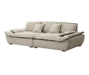 <span class=keywords><strong>Canapé</strong></span> d'angle moderne nordique en forme d'oreilles d'éléphant, ensemble de canapés en ligne droite, mobilier de luxe pour salon, vente en gros d'usine <span class=keywords><strong>à</strong></span> <span class=keywords><strong>prix</strong></span> abordable pour la maison - Product Image 6