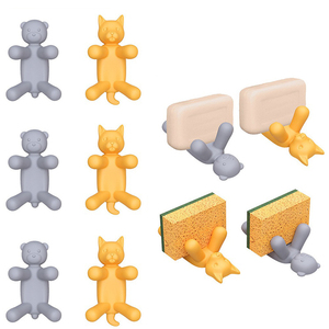 Handmade Silicone Sponge <b>Rack</b> in Bear Shape Carto - Product Image 1