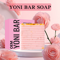 Savon Yoni à Marque Privée, Savon Corporel Naturel Biologique Fait Main pour Nettoyer, Équilibrer le pH et Hydrater, pour l'Hygiène Féminine