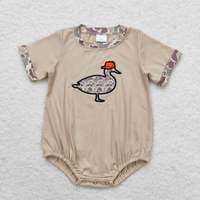 Combinaison à bulles pour bébé garçon style campagnard, vêtements de chasse, imprimé camouflage canard