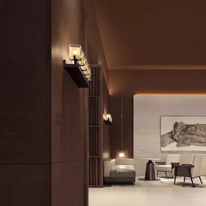 Chinese Style <b>Wall</b> Lamp Led <b>Light</b> Source E27 Bulb Base Multi Head For Hotel Corridor Bedroom Club - Product Image 5