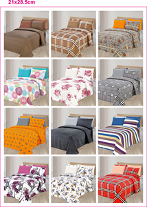 Chất lượng tốt 6-Piece Vinh Quang-nhà tấm Ga Trải Giường Vua Kích thước phẳng được trang bị tấm với túi sâu trong kho - Product Image 2