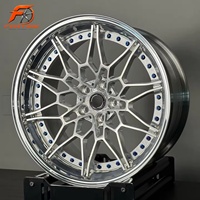 Jantes forgées bicolores 5x114.3 5x120 5x112, jantes de course forgées concaves profondes 17 18 19 20 21 22 23 pouces pour BMW