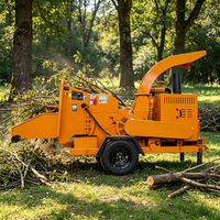 Broyeur de bois électrique pratique avec moteur et engrenages, système d'alimentation intelligent haute capacité pour branches de jardin, paille et noix de coco
