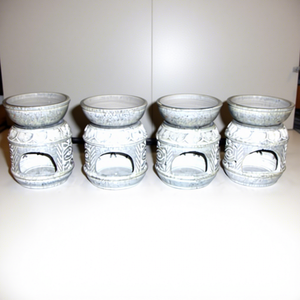 Quemador de Aceite Aromático Decorativo de Piedra de Jabón India, Duradero - Product Image 1