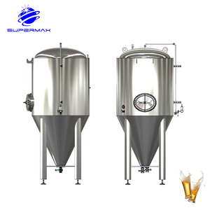 500L 300L 1000L dây chuyền sản xuất bia nhỏ thiết bị sản xuất bia cho nhà hàng quán rượu hệ thống nhà máy bia với bể lên men - Product Image 3