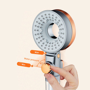 Modern Simple Design High-Pressure Hollow Design Handheld <b>Shower</b> Head Powerful Spray Bathroom Bathing Filter Wall - Product Image 6