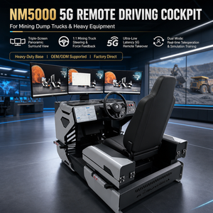 คอนโซลควบคุมระยะไกล Force Feedback NM5000 มุมมองภาพ 180 องศา ควบคุมอย่างแม่นยำสำหรับท่าเรือไร้คนขับ - Product Image 6
