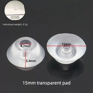 Embouts de pieds de meubles antidérapants réutilisables transparents à visser en PVC, <span class=keywords><strong>protection</strong></span> de sol augmentant la hauteur, découpe personnalisée - Product Image 5