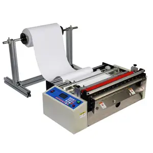 Automatic Cigarette Paper Toilet Tissue Paper Slitting Roll to Sheet Cutting Machine For Leather Material Roll Strip