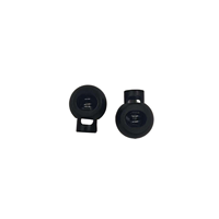 Petit verrou de cordon étanche en plastique POM noir avec ressort pour sac à dos sac cordon ajusteur matériel accessoires