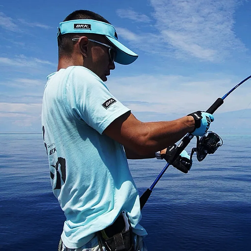הנמכרים ביותר BKK כפפות דיג חצי אצבע הגנה מפני השמש לנשימה עבור דיג חיצוני אביזר מגן ידיים