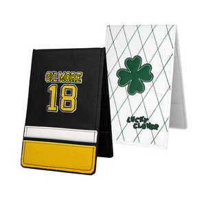Porta Tarjetas de Puntuación de Golf de Cuero con Diseño OEM, Porta Tarjetas de Puntuación de Golf con Cubierta de Cuero y Logotipo Personalizado - Product Image 1