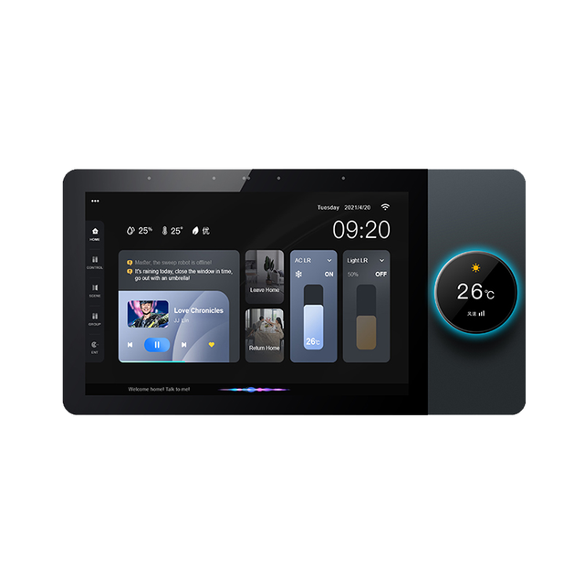 Tuya 8 Ich Center Control Panel Support WiFi,Zigbee and 485, Can Control Smart Switches,smart Sockets,lights,curtains,music