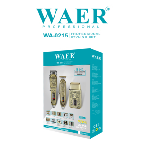 WAER - Juego Profesional de Cortapelos y Afeitadora <span class=keywords><strong>para</strong></span> Hombre, <span class=keywords><strong>para</strong></span> Corte de <span class=keywords><strong>Cabello</strong></span>, Recorte y Afeitado de Cobertura Total, Ideal <span class=keywords><strong>para</strong></span> Barberías y Uso Doméstico - Product Image 5
