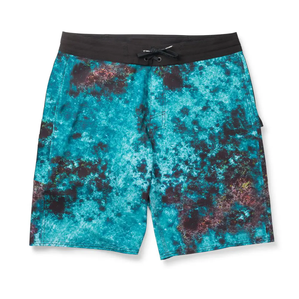 DINSUNGO OEM Mens Swimwear swim trunks Custom print sublimated beach shorts board Shorts 4 Way Stretch Recycled fishing shorts