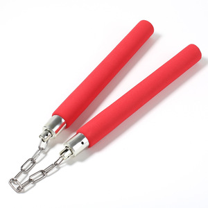 Nunchakus de Espuma para <span class=keywords><strong>Kung</strong></span> <span class=keywords><strong>Fu</strong></span>/Martial Arts Chinas, Armas de Defensa Personal, Equipo de Práctica de <span class=keywords><strong>Wushu</strong></span> - Product Image 2