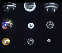 Customize High Precision Meniscus Lens K9 Glass NBK7 JGS1 Plano Convex with AR Coating Focal Length 1-1000mm