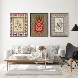 Decorazione per la casa moderna tela d'oro Alhamdulillah Poster stampa immagine da parete Cuadros <span class=keywords><strong>vetro</strong></span> islamico 5d Diamond Art Painting - Product Image 4