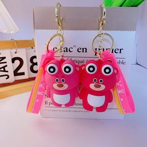 Creative <strong>Keychain</strong> Small Pendant <strong>EVA</strong> Material Squeeze Decompression Toy Eye-Popping Staring Squishy PVC Keyring - Product Image 2