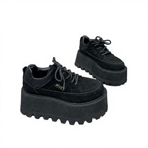 Zapatos de Plataforma con Suela de Goma Gruesa para Mujer, Novedad Otoño 2026, Estilo Casual, con Plataforma, a la Moda - Product Image 1