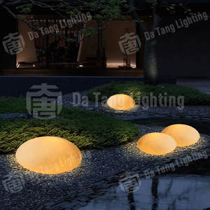 Luces Decorativas LED con Forma de Guijarros para Navidad y Halloween, Crean una Atmósfera Relajada en Caminatas Junto al Lago y Parques Comunitarios - Product Image 4