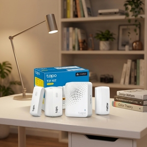 Kit Iniziale Sensori Porta <span class=keywords><strong>Tapo</strong></span> Compatibile con Batteria e Matter, 3 Sensori Intelligenti per Porte/Finestre, 1 Hub Intelligente con Campanello Integrato - Product Image 2