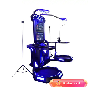 Thực Tế Ảo Trong Nhà/Ngoài Trời 9D <span class=keywords><strong>HTC</strong></span> VR Trò Chơi Bắn Súng Máy Kim Loại Nhựa Xây Dựng 2 Người Chơi 100 Trò Chơi Màn Hình Cảm Ứng - Product Image 4