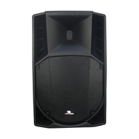 Altavoz Activo Profesional Leon Audio de 15 Pulgadas, Plástico Negro, Portátil, para Diversas Ocasiones, Alta Calidad de Sonido, Máx. 2000W y 131dB