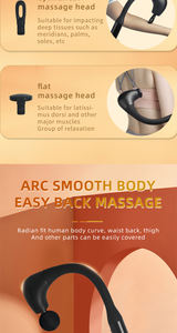 Pistola de Masaje de Percusión Manual Personal 2025, Martillo de Masaje Vibratorio para el Cuidado del Cuerpo con Control Remoto Inalámbrico - Product Image 6