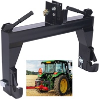 Attelage rapide à 3 points, tracteur agricole 3000 lb, accessoires à 3 points, attelage rapide, outils de jardin, accessoires automobiles, support