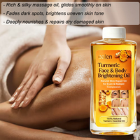 Huile Super Blanchissante au Curcuma Luxfume Private Label 500ml, Anti-Taches Brunes, Anti-Âge, Huile Essentielle Naturelle pour le Visage et le Corps