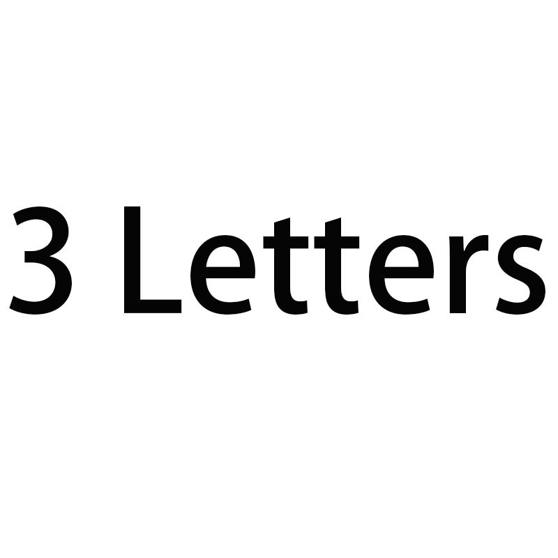 3 lettres