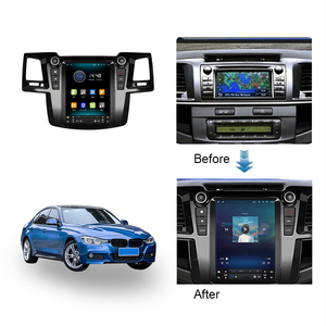 Topway TS7 đài phát thanh xe hơi xe DVD Player GPS Tesla phong cách GPS BT WIFI FM xe Stereo cho TOYOTA FORTUNER VIGO Hilux - Product Image 4