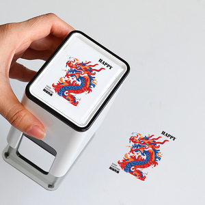 Usine de tampons colorés, vente en gros, conception de <span class=keywords><strong>logo</strong></span> personnalisée, <span class=keywords><strong>tampon</strong></span> multicolore CMYK - Product Image 5