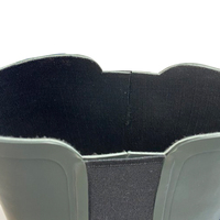 Bottes Wellington en caoutchouc imperméables pour femmes, design unique, plateforme, hauteur genou, semelles antidérapantes pour l'équitation