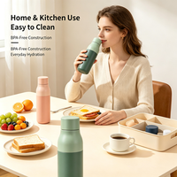 Bouteille d'eau classique réutilisable en acier inoxydable à double paroi isolée, bouteille de sport sous vide avec logo personnalisé pour les voyages